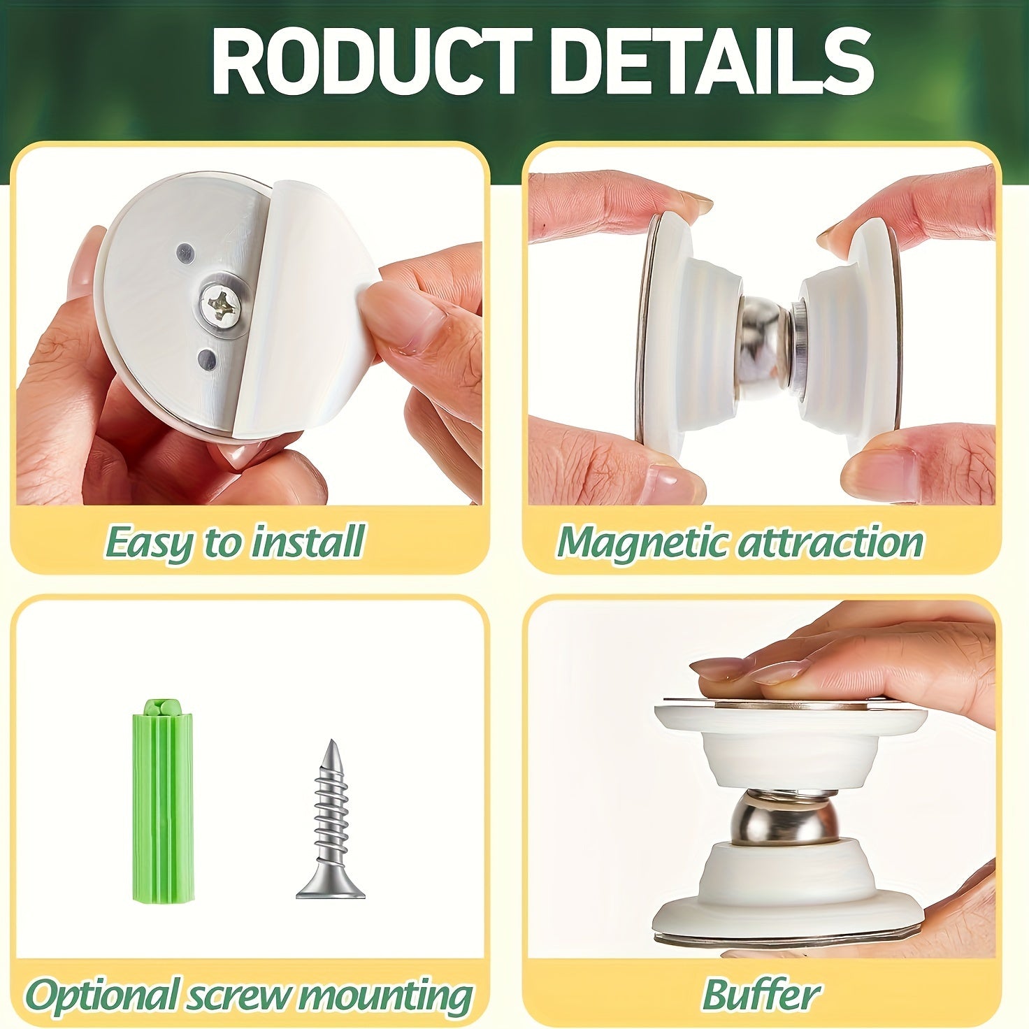 Магнитный держатель двери для автодома, защелка для двери багажа, без сверления