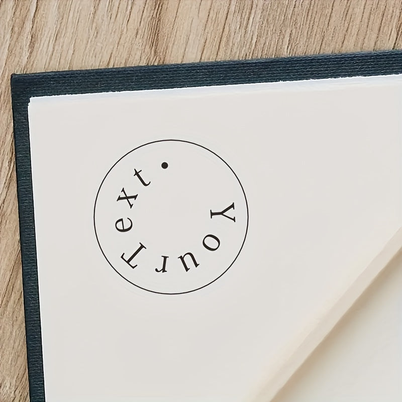 Ofis va maktab uchun shaxsiylashtirilgan dumaloq ABS muhr