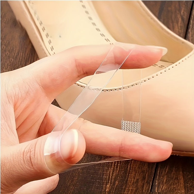 Women's Transparent Elastic Non-Slip Shoelaces for High Heels, Secure Fit