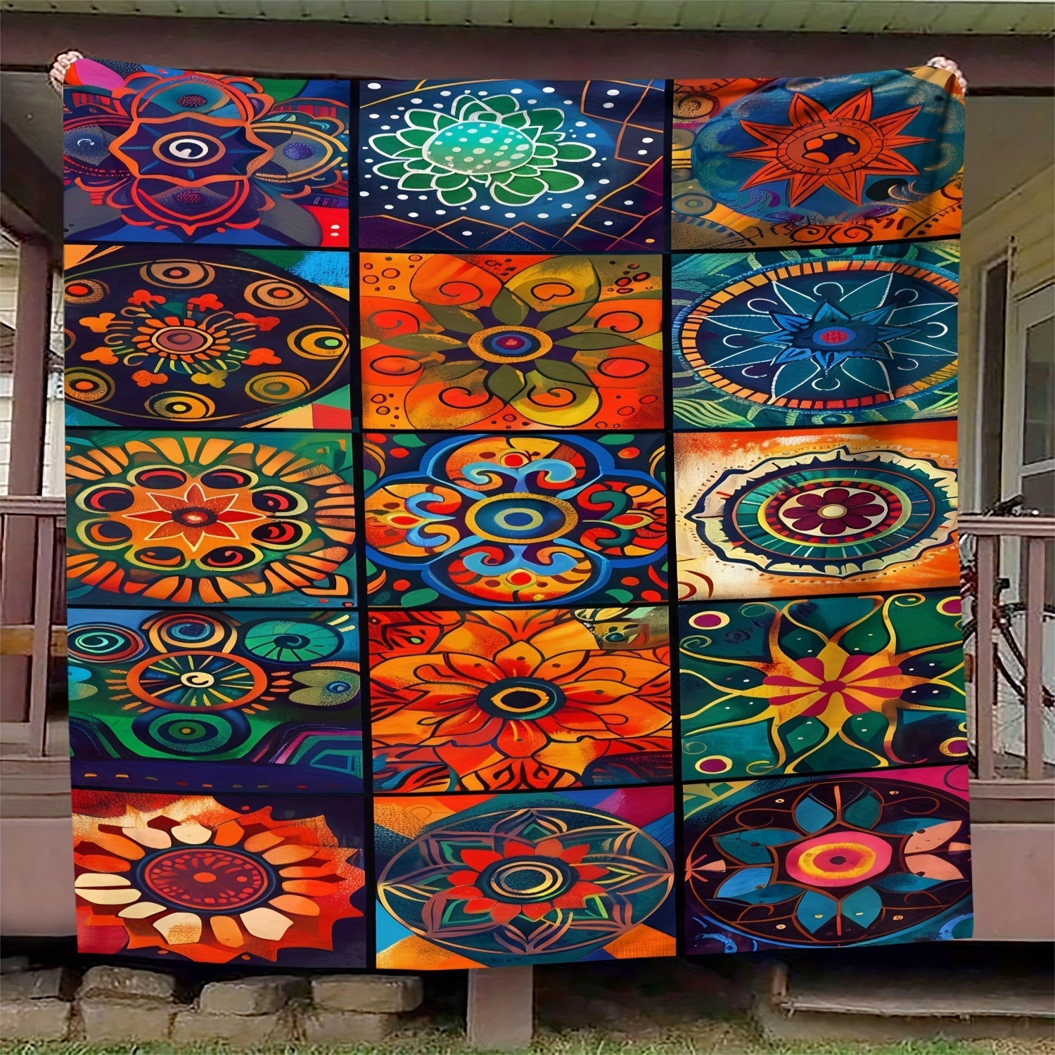 Flannel Throw Blanket Soft Warm Versatile for Couch Bed Travel