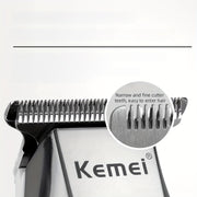 Cortapelos profesional para hombres con pantalla LED, recargable por USB, múltiples velocidades y cuchillas de precisión