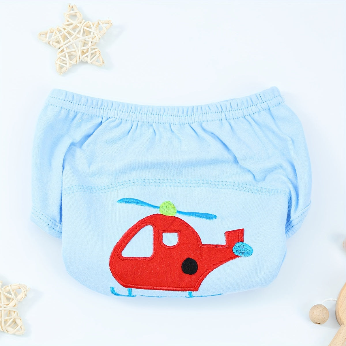 Toddler Training Pants Cotton Reusable Leak-Proof Potty Training Pants with Cartoon Pattern