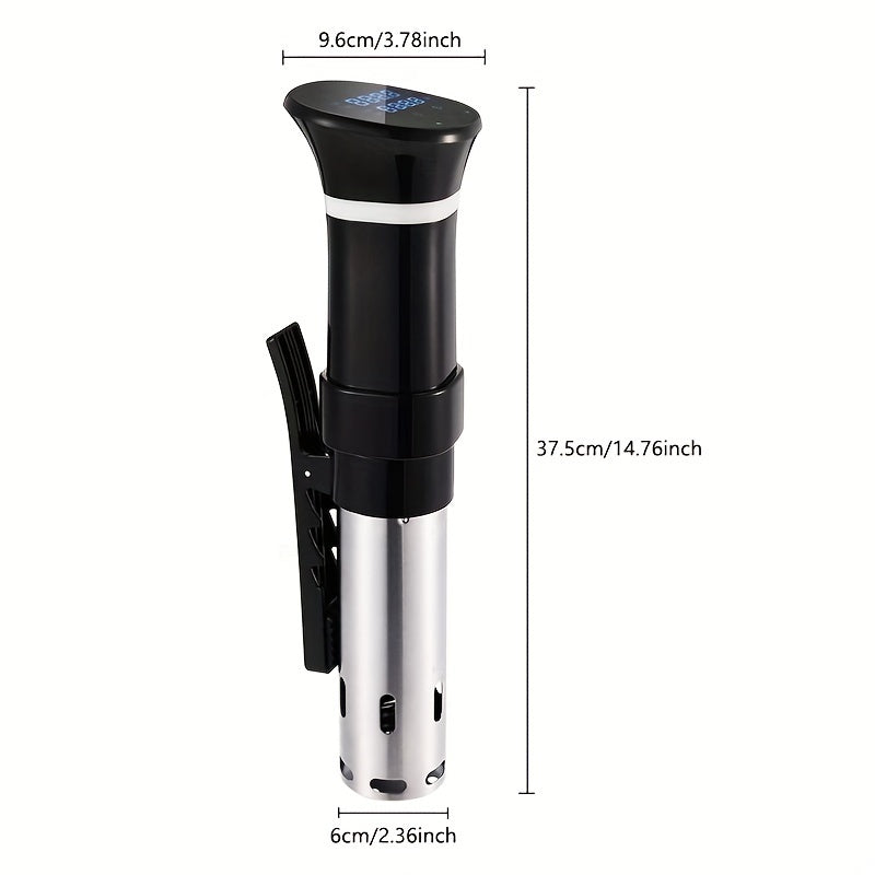 1100W нержавеющая сталь су-вид cooker с сенсорным управлением и таймером