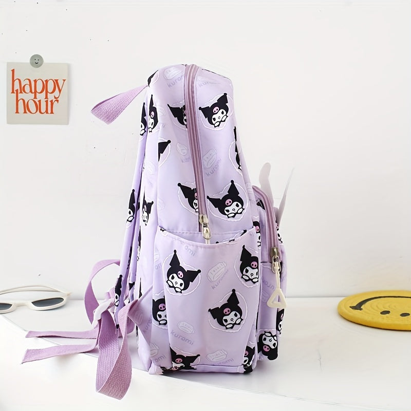 Bolalar uchun Sanrio ruksaklari, yoqimli multfilm dizaynlari, engil va bardoshli kanvas material, bir nechta ranglar va naqshlarda mavjud, katta sig'im va zipli yopiq.