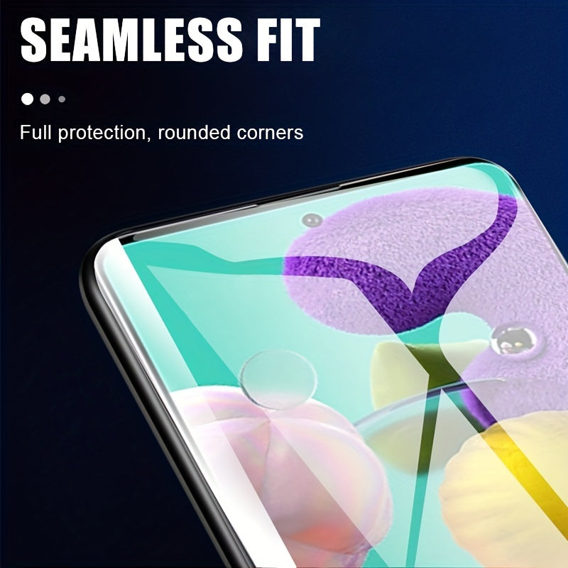 Samsung Galaxy A Series uchun yuqori sifatli gidrogel plyonka, to'liq qoplama himoyasini taklif etadi, chizishdan, barmoq izlaridan himoya, yuqori sezgirlik va HD ko'rinish xususiyatlariga ega. Barmoq izlarini qo'llab-quvvatlaydi.