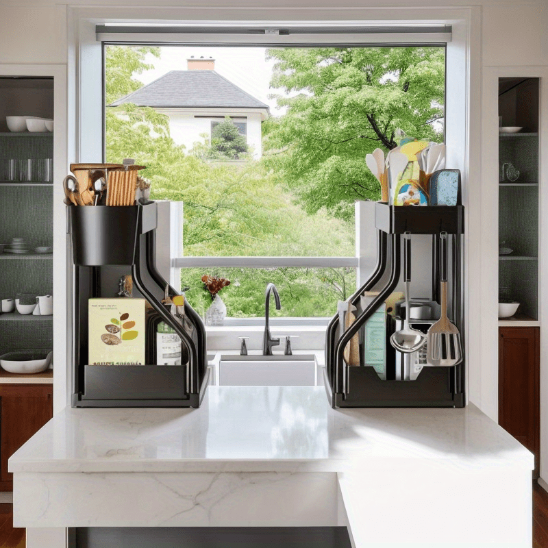 Moslashuvchan Metallik Kosmik Saqlash Tashkilotchisi uchun Oshxona va Hammom Ta'minotlari