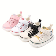 Children's Canvas Sneakers for Boys and Girls Low Top Non-Slip Casual Shoes