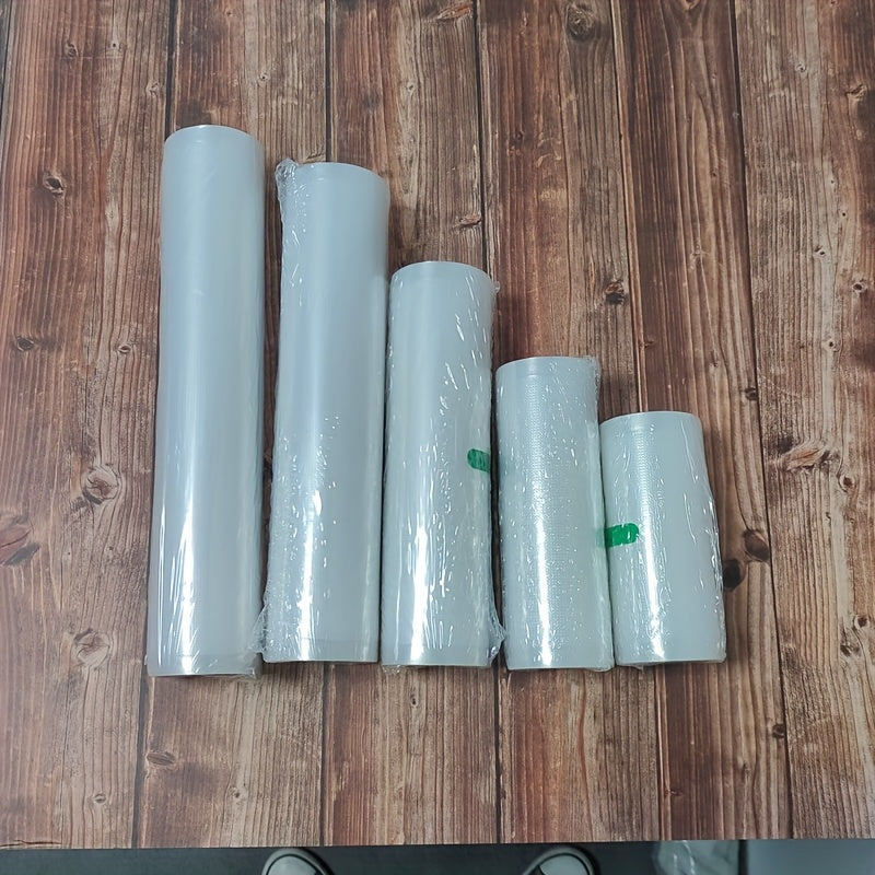 3 Meter Roll Vacuum Sealing Bags in PE PA Material Green Indicator White BPA-Free Tear-Resistant Suitable for Sous Vide Meal Prep Beef