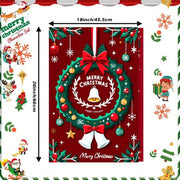 Set of 2 Christmas Kitchen Towels 18x26 Inches Snowflake Holiday Decor