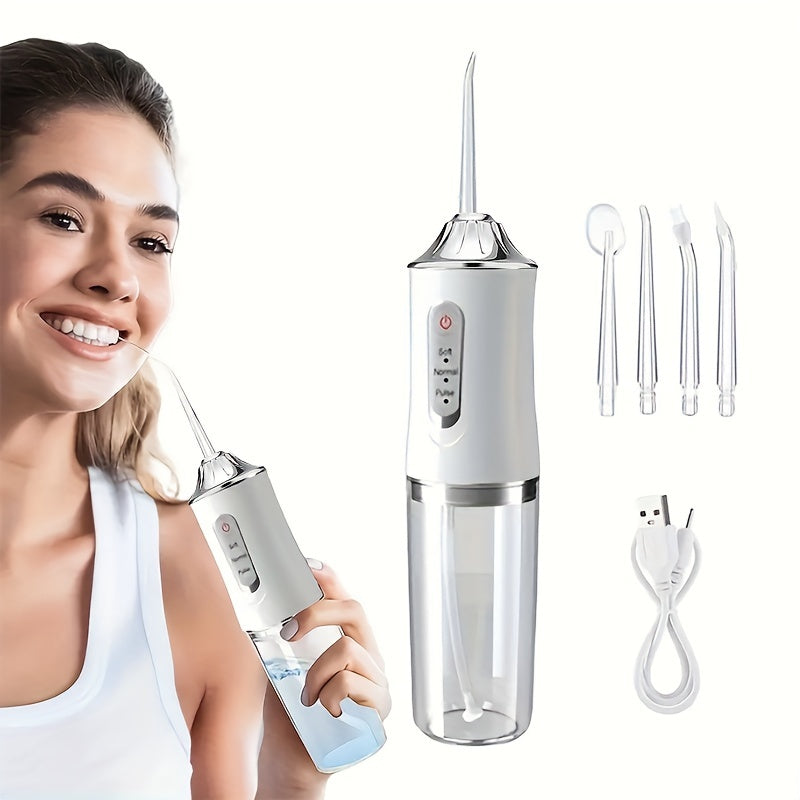  irrigador eléctrico para dientes y encías con boquilla giratoria