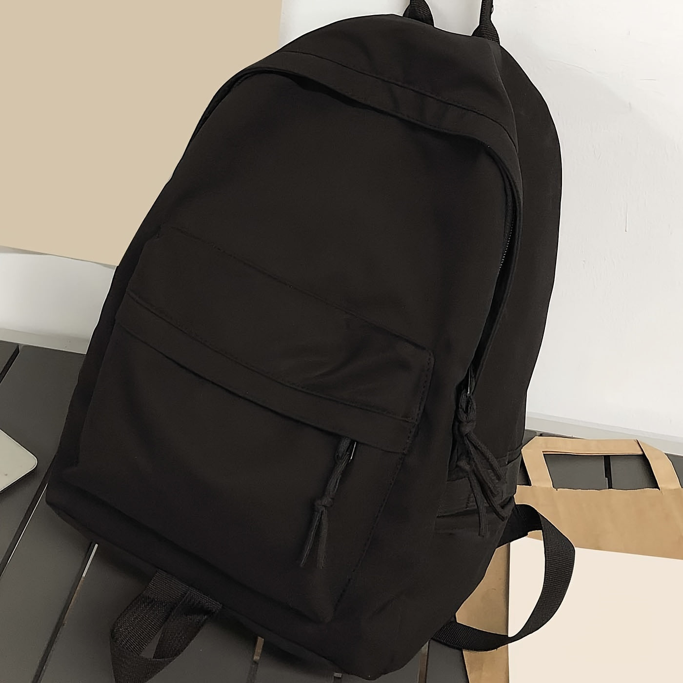 Men's Nylon Shoulder Bag for Travel College and Casual Use