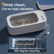 Rechargeable Ultrasonic Jewelry Cleaner Dispenser for Personal Care Items Deep Cleaning