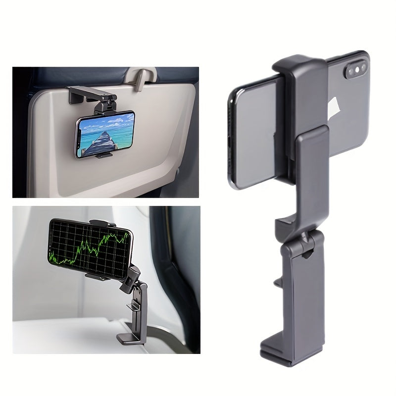 Portable Foldable Rotatable Airplane Phone Holder for Travel and Office