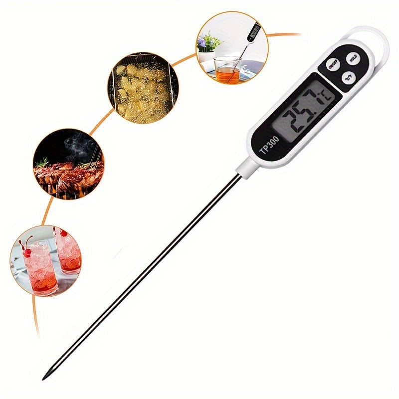 Digital Kitchen Thermometer 1pc for Perfectly Cooked Meals Outdoor Home Cooking