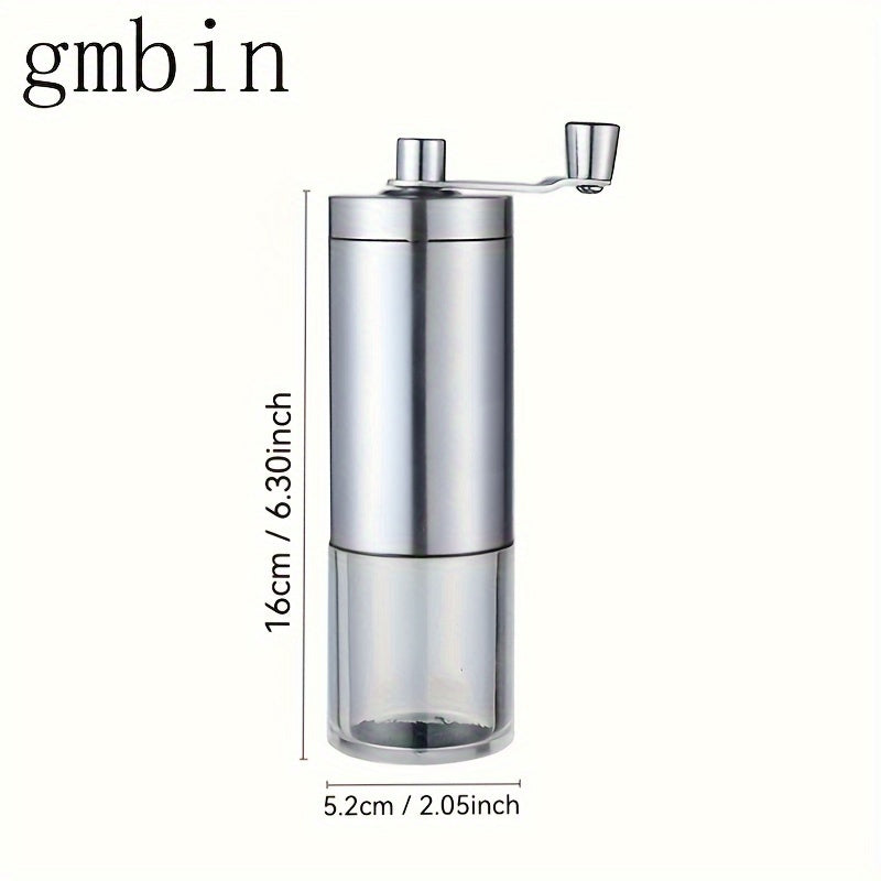 Manual Coffee Bean Grinder for Home Use, Hand Operated, Compact and Durable