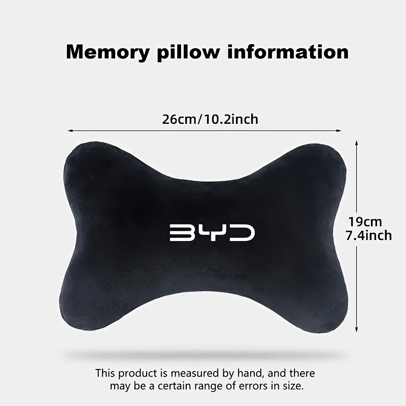 Unisex Soft Fiber Neck Pillow Breathable Travel Cushion for Cars