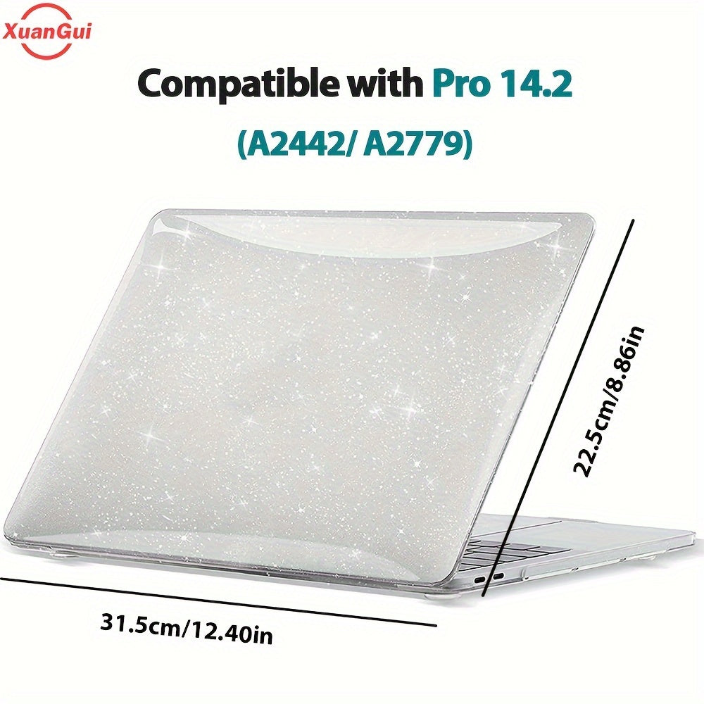 Glitter Star Waterproof Hard Shell Laptop Case for MacBook Models