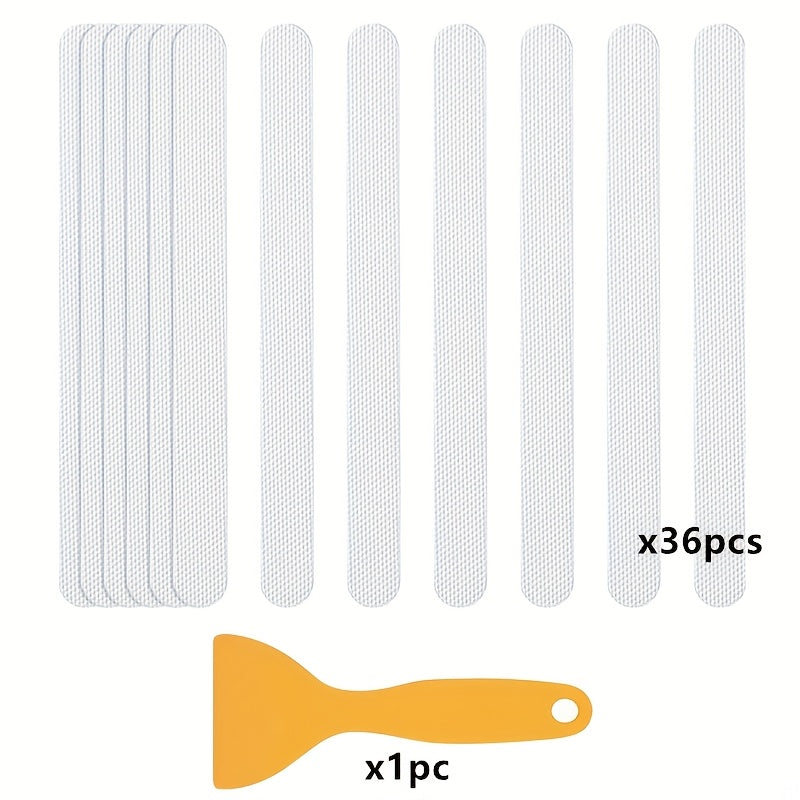 Set of 13/25/37 Anti-Slip Shower and Bathtub Safety Strips, 20.32cm x 2.03cm