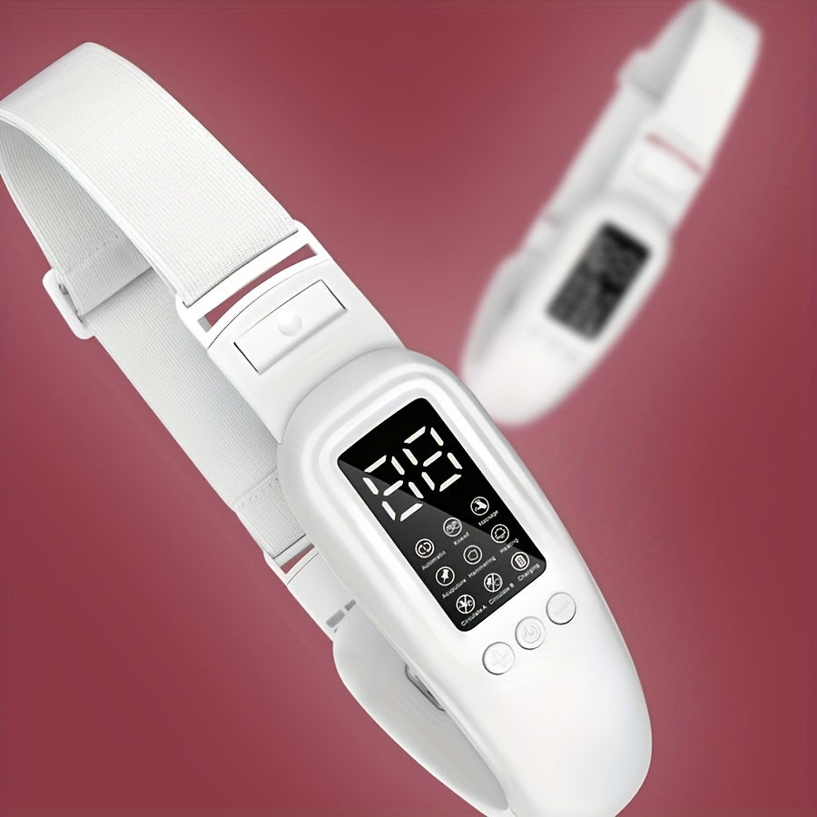 Electric V-Face Beauty Device with LCD Display and Rechargeable Lithium Battery