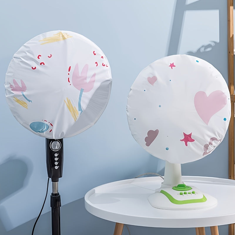 4 dona dumaloq plastik ventilyator qopqog'i, bardoshli, oson tozalash uchun uy, ofis, do'kon