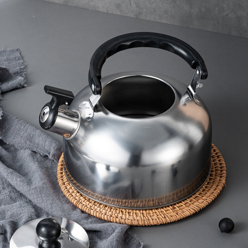 Набор посуды из нержавеющей стали из 12 предметов с антипригарным покрытием, чайник, совместим со всеми плитами