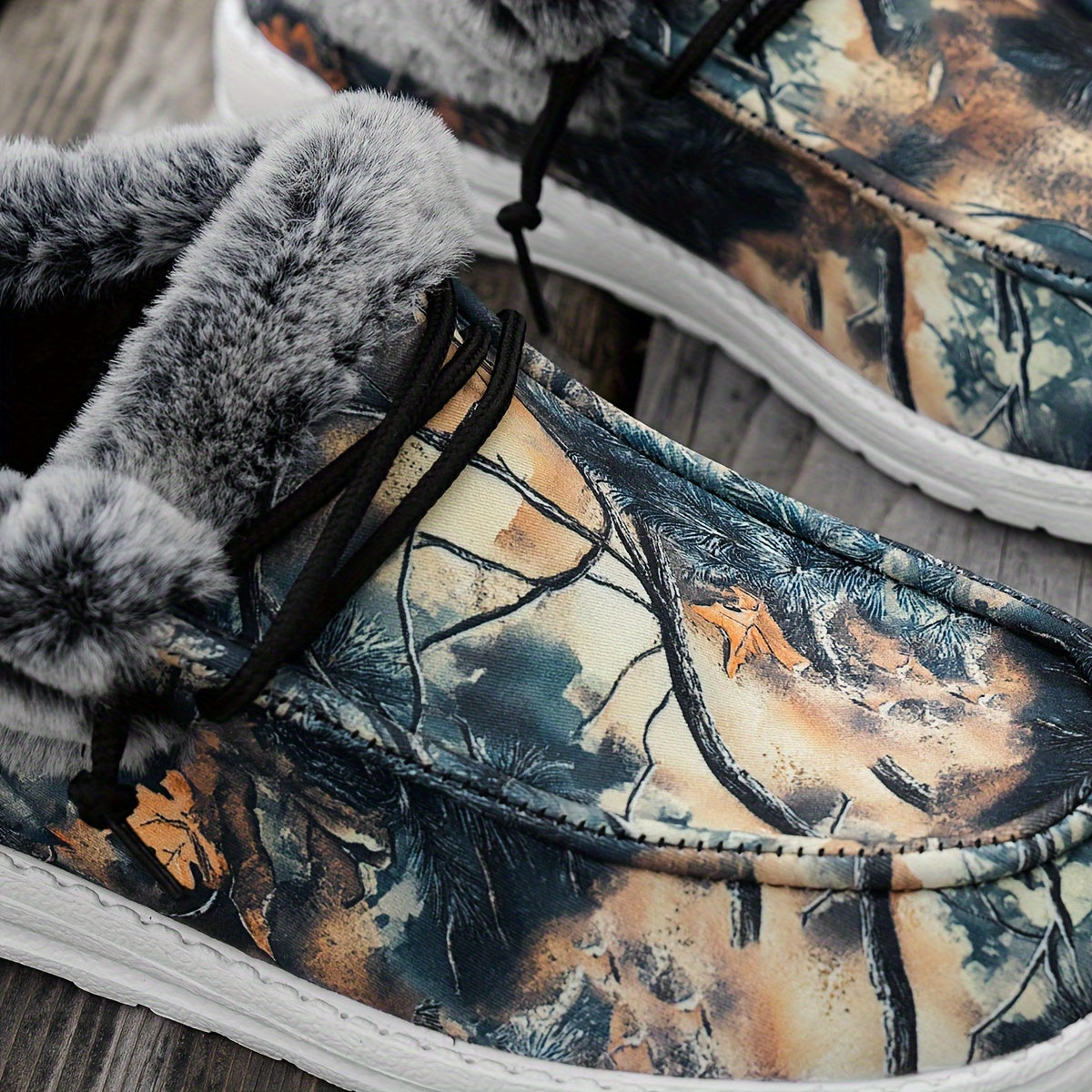 Women's Casual Round Toe Dress Shoes Breathable Non-Slip Fabric Low Heel Flat