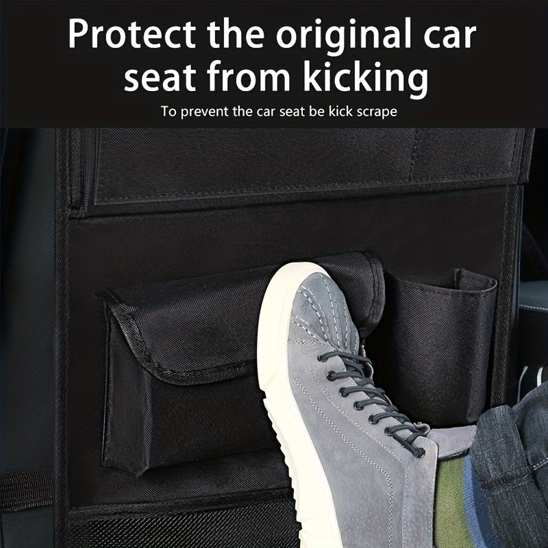 Bolsa de almacenamiento trasera para asiento de coche, de tela Oxford, organizador colgante para vehículo