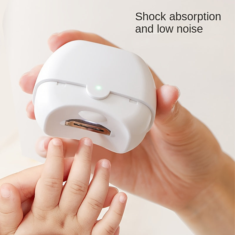 Electric Nail Grinder Portable USB Rechargeable Low Noise Shock Absorption Home Manicure Tool