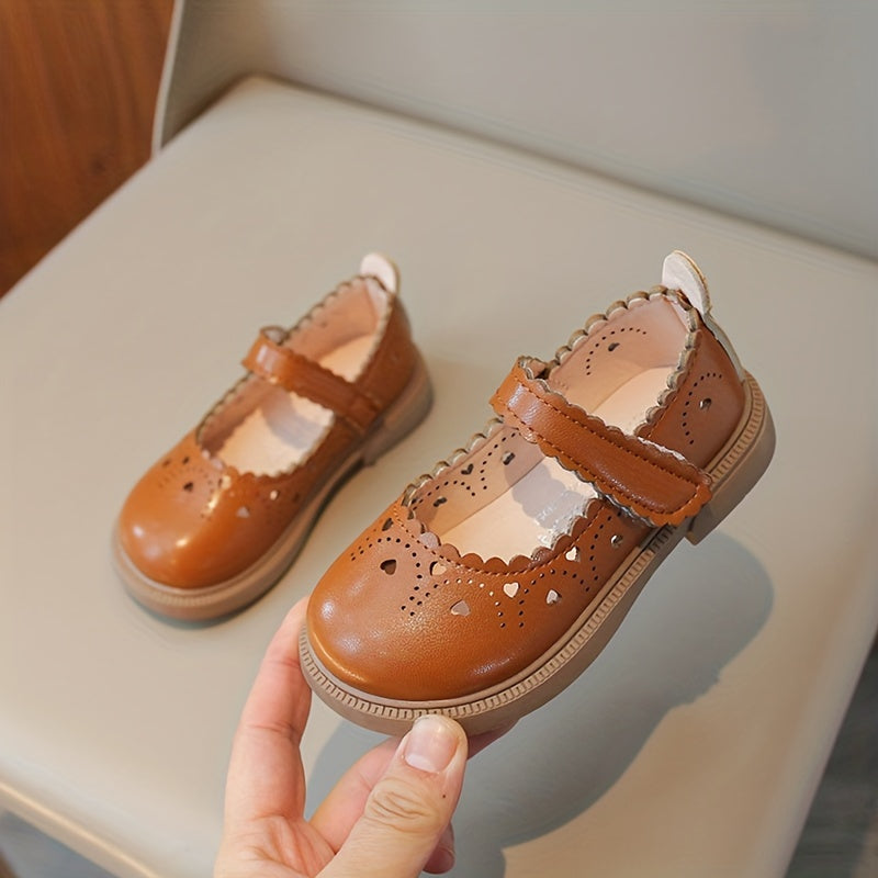 Kichkina qiz bolalar poyabzali Mary Jane nafas oladigan PU pastki yuqori kundalik bahor va kuz uchun