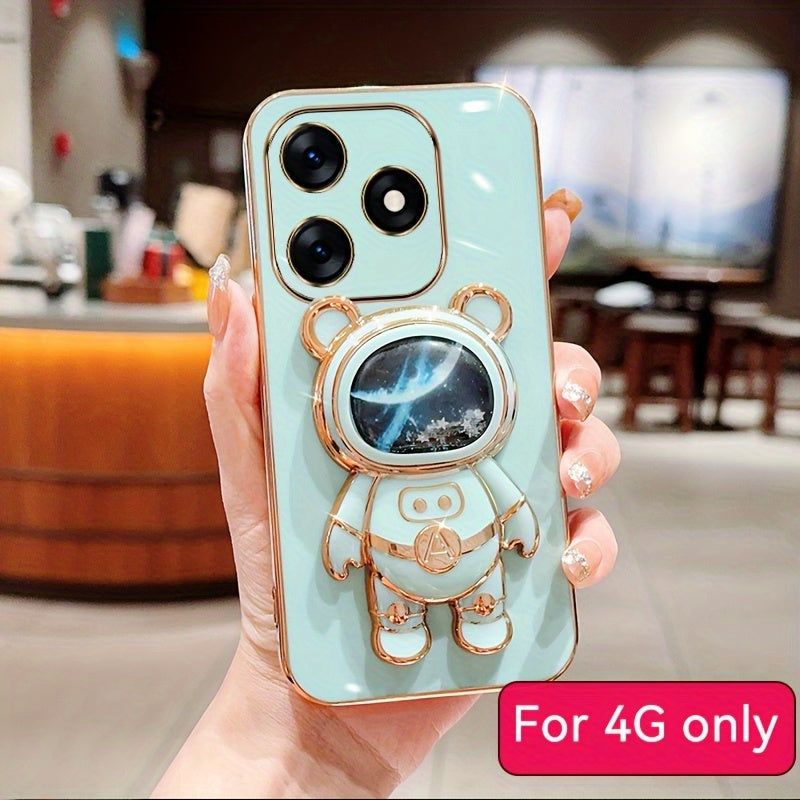 Shockproof TPU Phone Case with Anti-Drop Protection and Built-in Holder for Spark Series Models