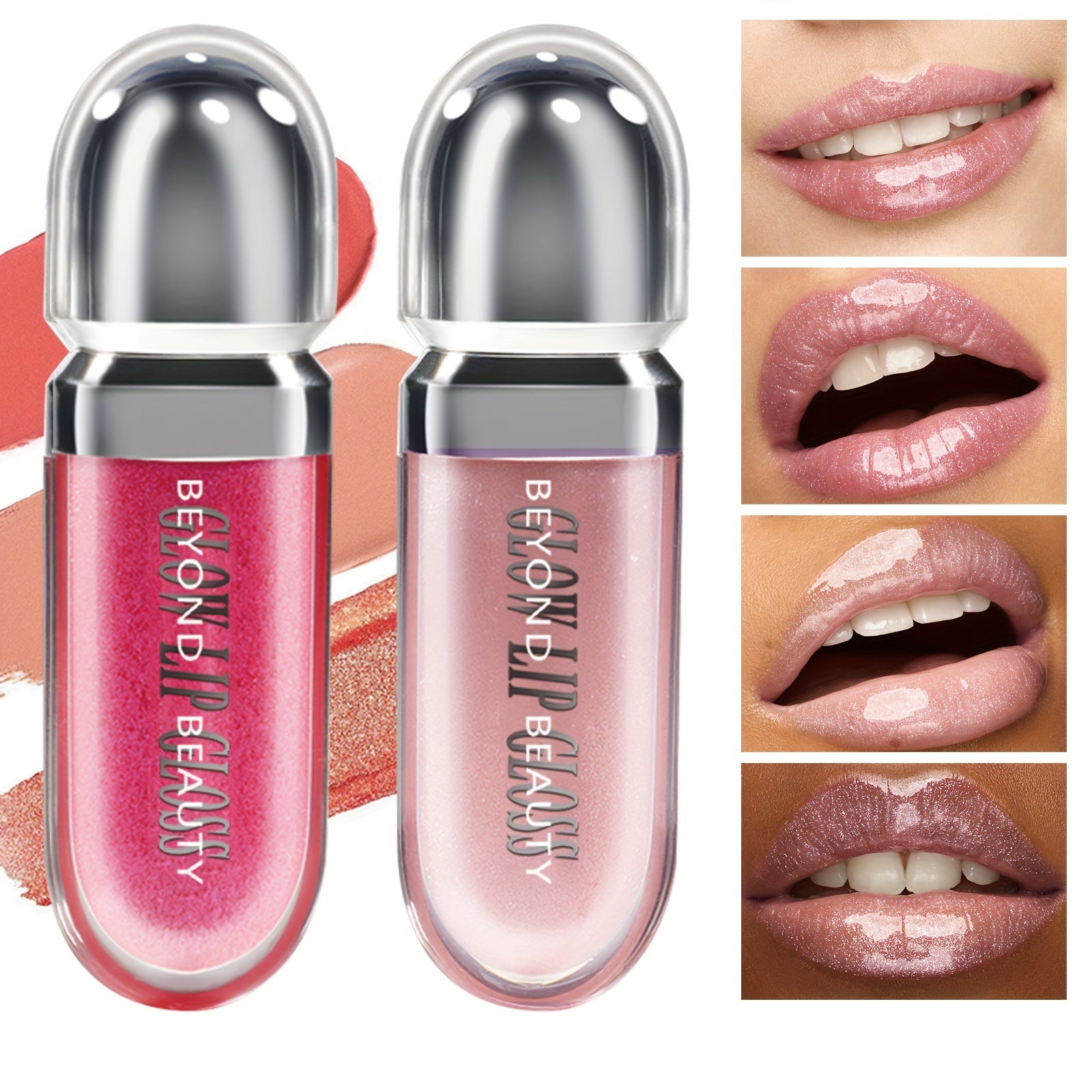 Moisturizing Lip Gloss for Adults Shimmering Liquid Lip Shine with Nourishing Effect