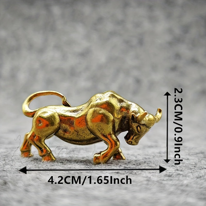 Miniatura de escultura de toros en 3D para regalo en el hogar u oficina