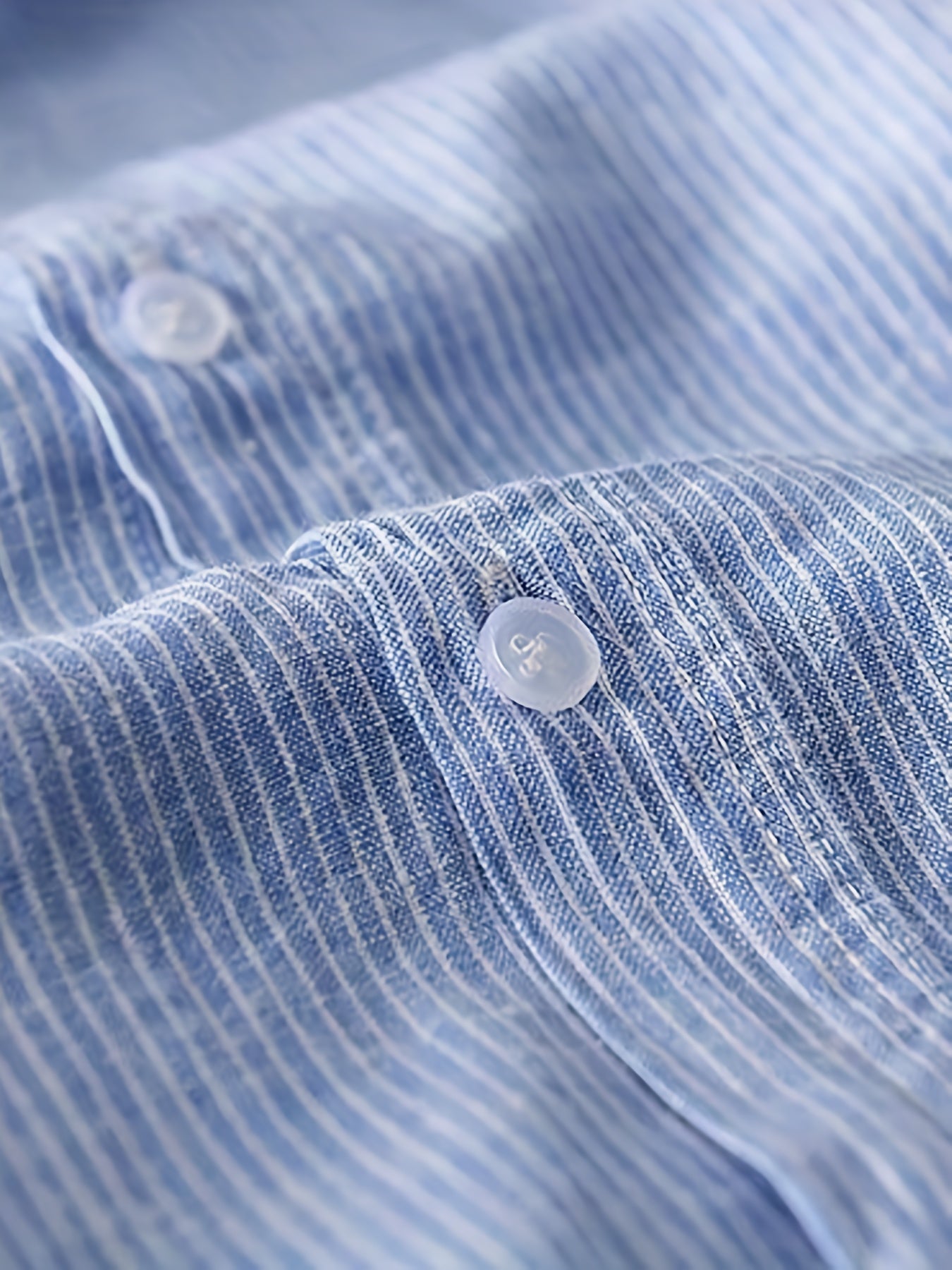 Men's Casual Striped Hooded Shirt Lightweight Polyester Long Sleeve Spring Fall