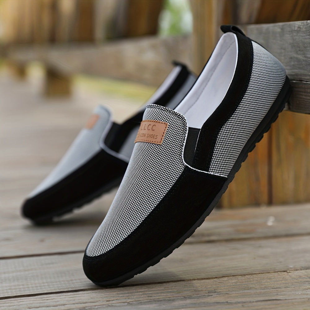 Men's Breathable Lightweight Non-slip Rubber Sole Loafer Shoes for Spring Summer