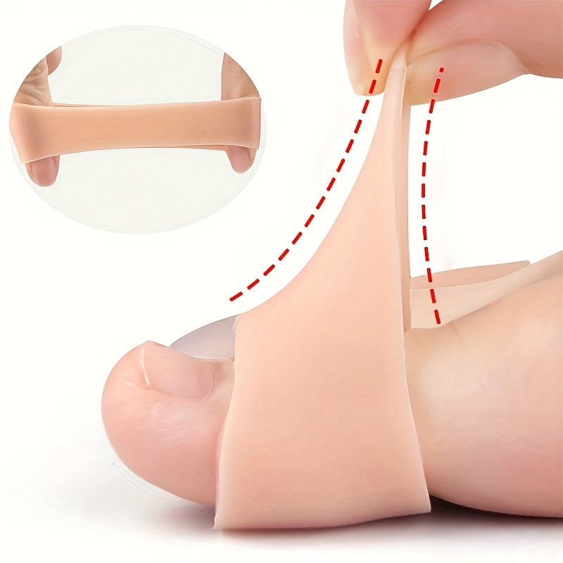 Unisex Silicone Toe Finger Cover Thickened Anti-Friction Protective Pad