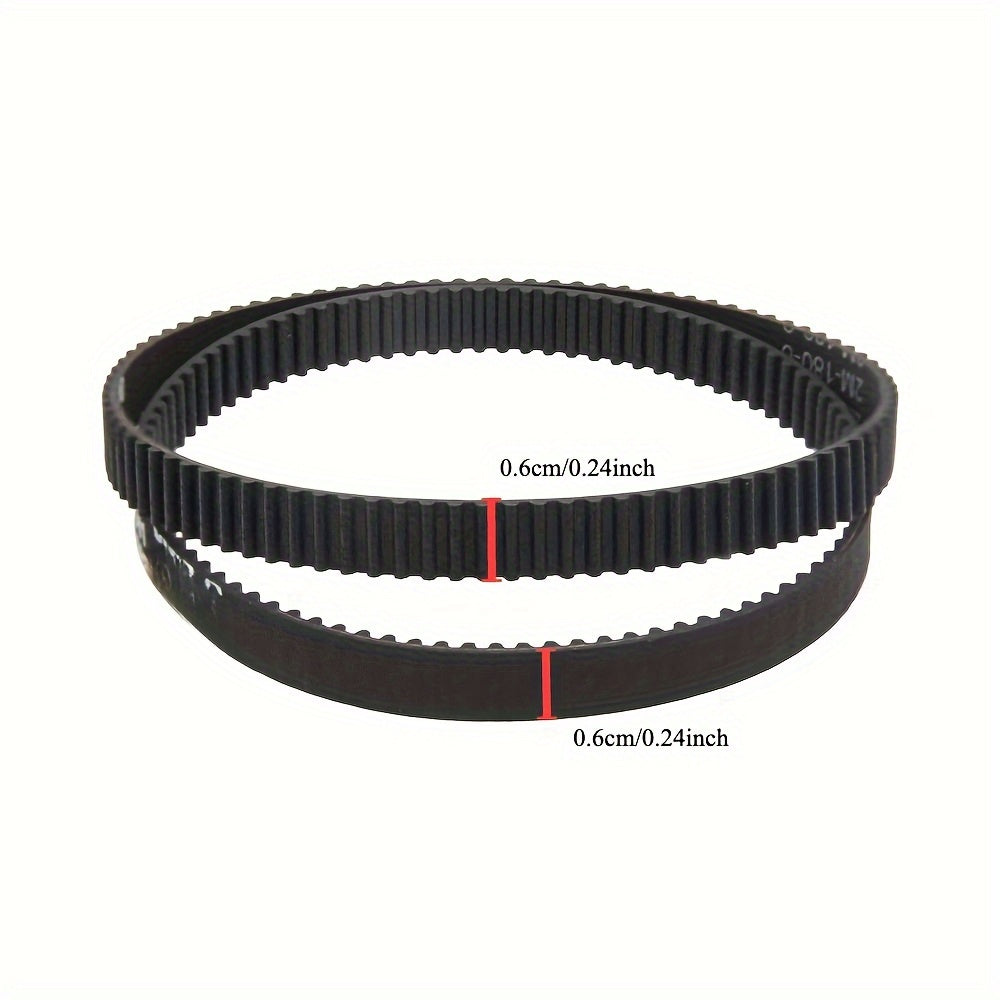 Pack of 2 Timing Belts 140mm-180mm for Office Vacuum Cleaners Conveyor 6mm Wide