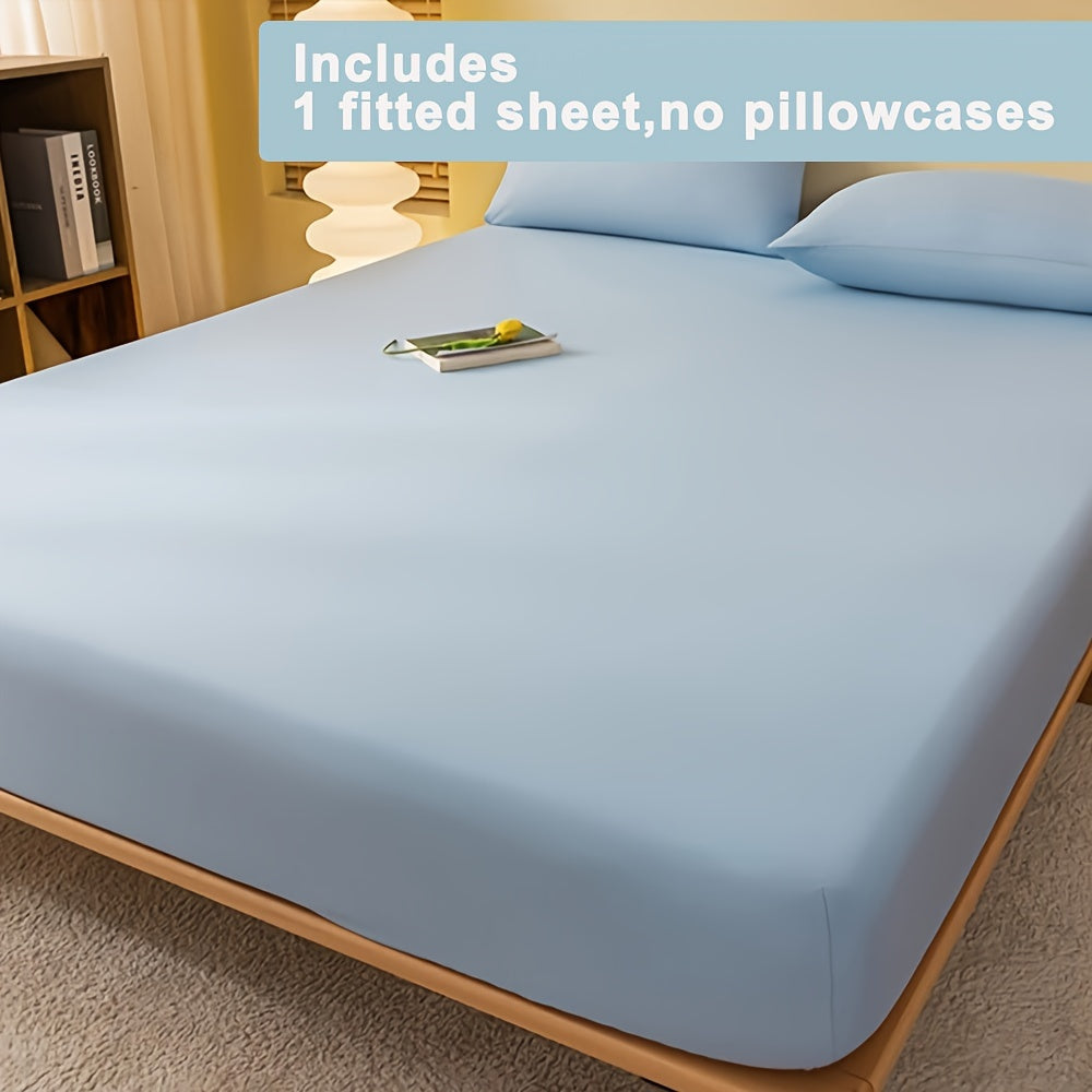 Soft Airy Fitted Sheet Dust and Stain Resistant Easy to Clean Suitable for Bedrooms Guest Rooms Dorms