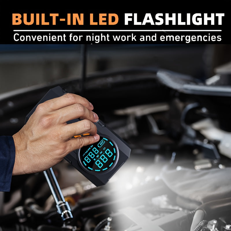 Wireless Portable Air Compressor Pump with LED Display and 150PSI for Car Bike Motorcycle Balls