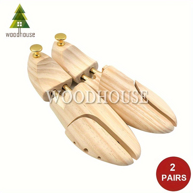 Women's Golden Buckle Shoe Clips 2 Pairs Leather Accessories