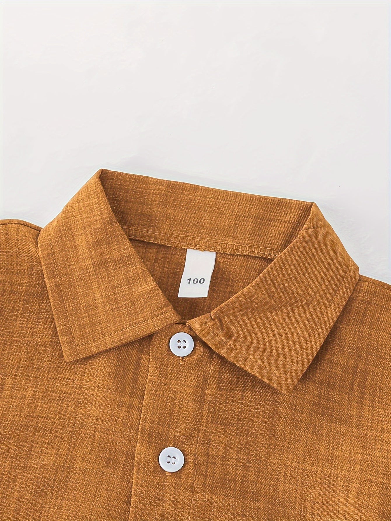 Kids Boys Summer Outfit 3-Piece Solid Color Shirt Plaid Shorts Hat Age 1-8