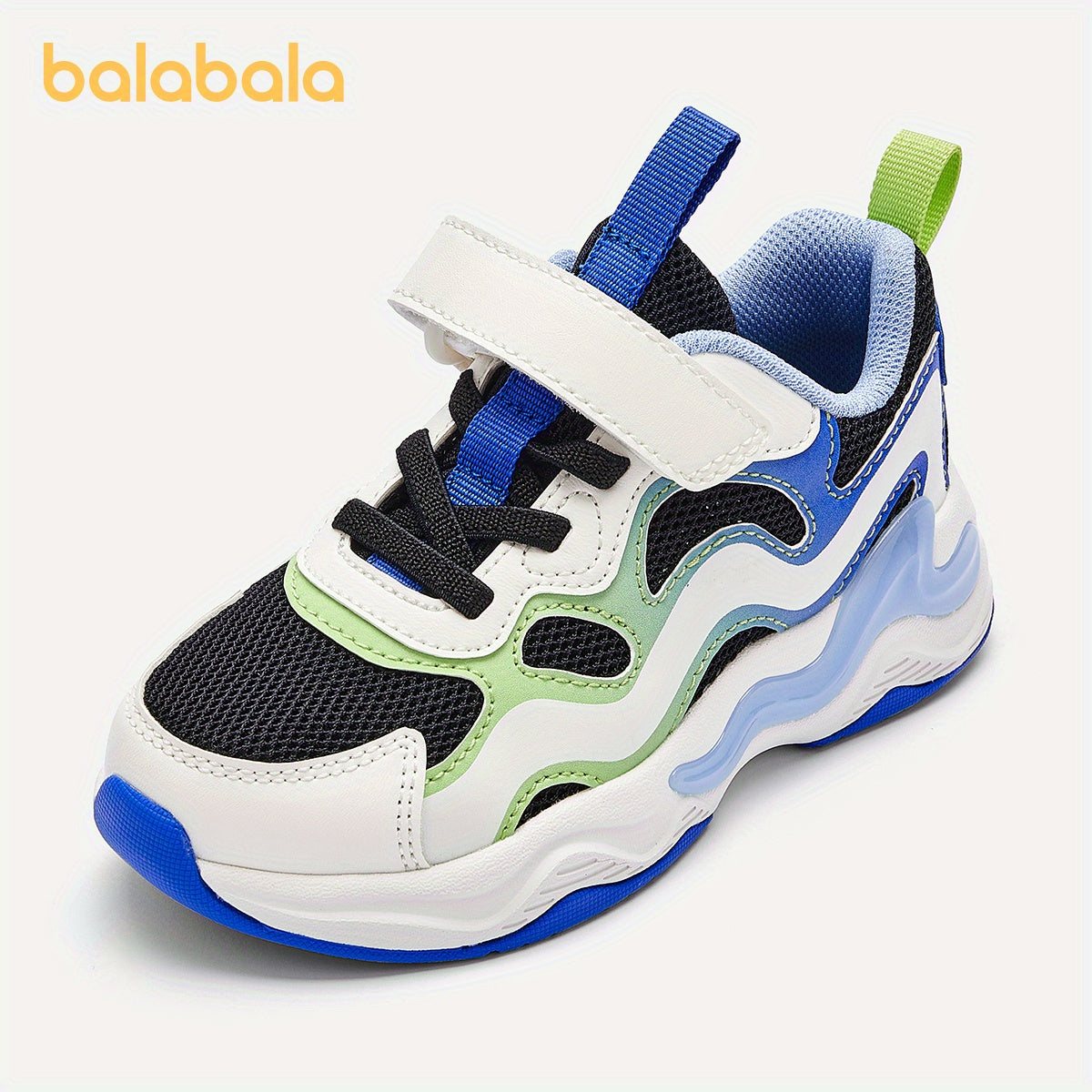 Breathable Mesh Running Shoes for Boys and Girls with Contrast Colors and Pointed Toe