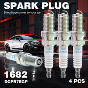 Gold Iridium Spark Plugs For Cars, High Performance, Compatible With Multiple Models