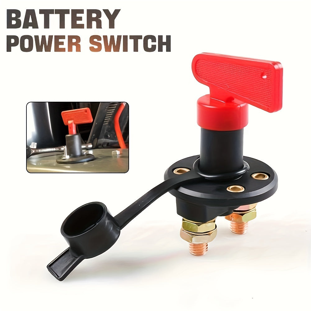 Car Battery Disconnect Isolator Switch Brass Contact Plastic 36V Main Switch