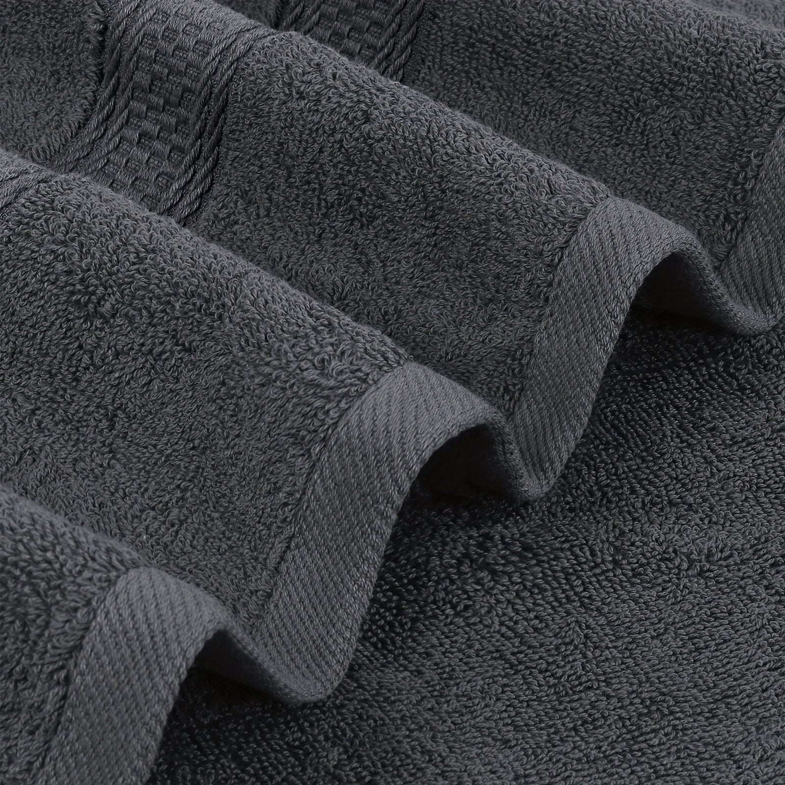 8-Piece Multicolor Cotton Towel Set Bath Hand Washcloths for Bathroom Gym Spa