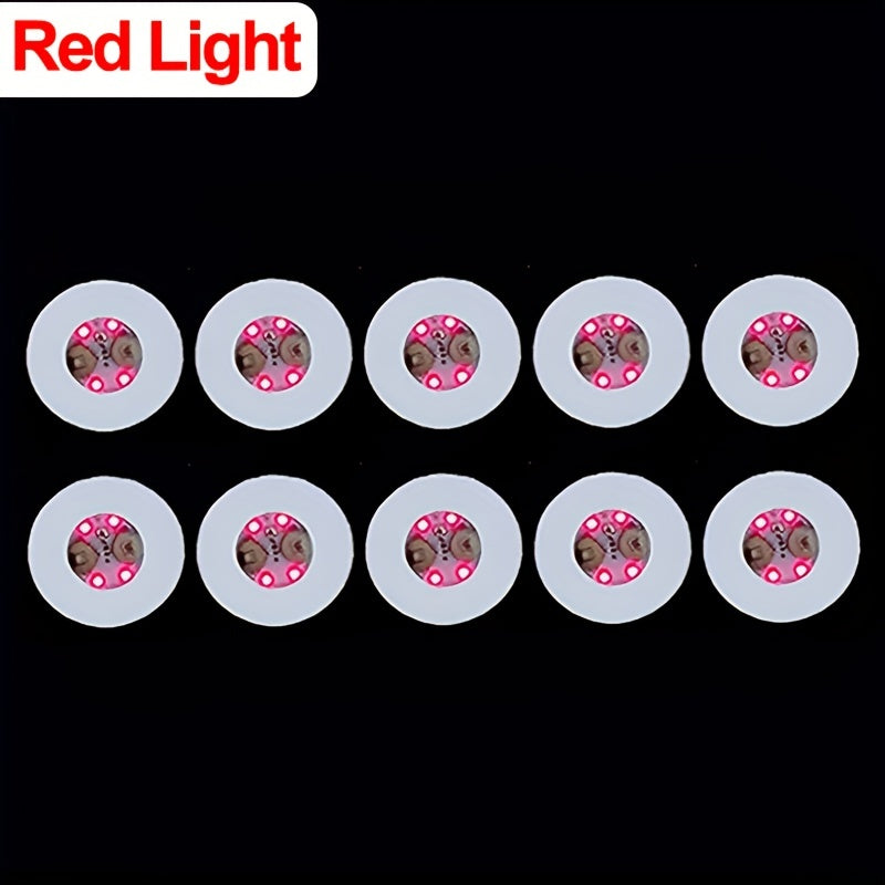 LED Coaster Stickers Sets of 1 5 or 10 for Drinking Glasses Wine Bottles Party Decor