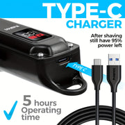 Professional Cordless Hair Clippers for Men with Rechargeable Lithium Battery