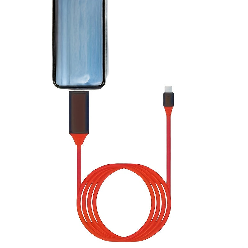 4K USB-C dan HDMI ga adaptör, mobil telefon, noutbuk, planshet ekranini aynalash uchun