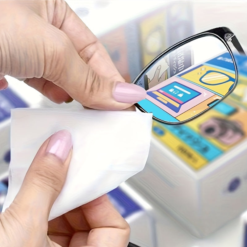 Fragrance-Free Multi-Purpose Cleaning Wipes for Glasses Screens and Surfaces 30 70 Pack Streak-Free Portable