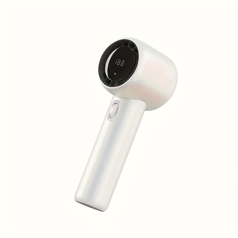 Portable Handheld Fan with Digital Display, Ultra-Quiet, Rapid Cooling