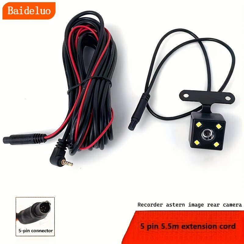 Car Dash Cam 5.5m Extension Cable for Reverse Recording No Battery